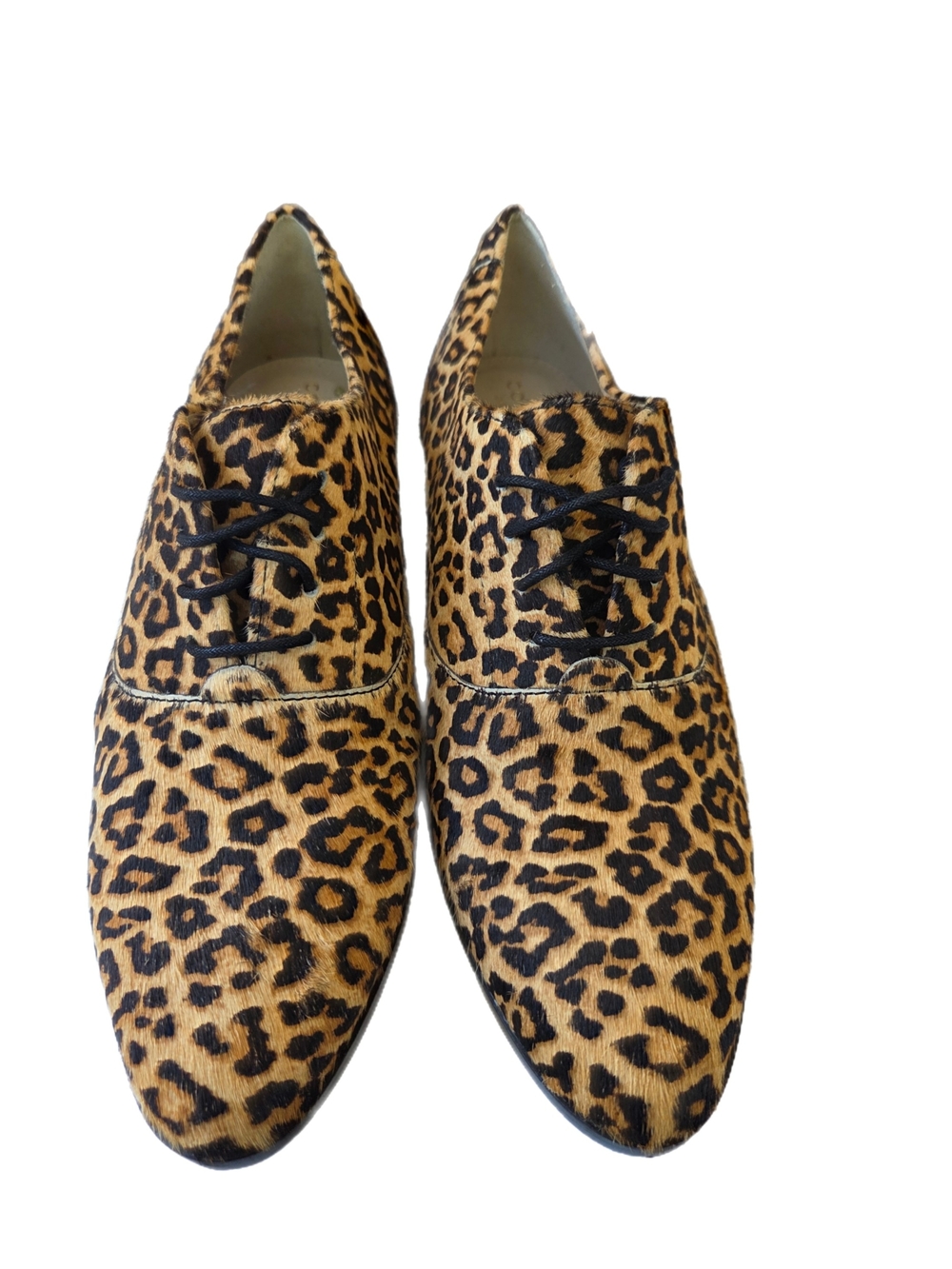 Cole Haan Grand 360 Mc Oxford Printed Ocelot Dyed Hair Calf Size 8